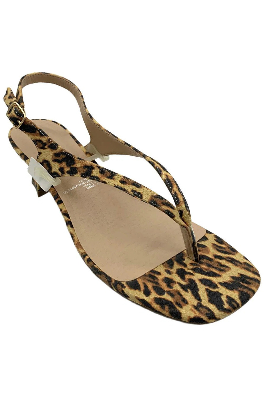Masseys Women's Lucianna Heels Leopard/Snake - Medium